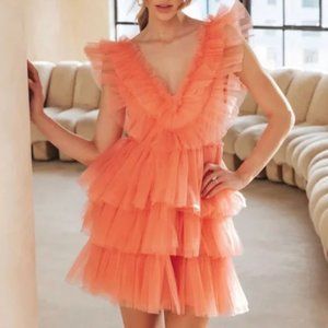 Vici Mabel | Decked Out Babe Tulle Tiered Mini Dress | NWOT | Size: Small